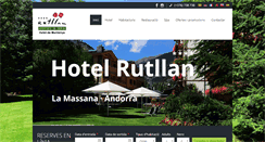 Desktop Screenshot of hotelrutllan.com