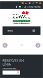 Mobile Screenshot of hotelrutllan.com